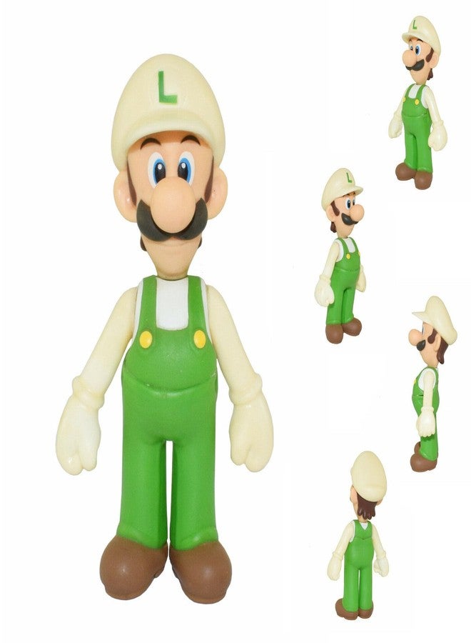 FUNFOB Mario Toys Action Figures Height -11CM Collectible Gifting PVC Multicolour (Mario Green White) - Image 5